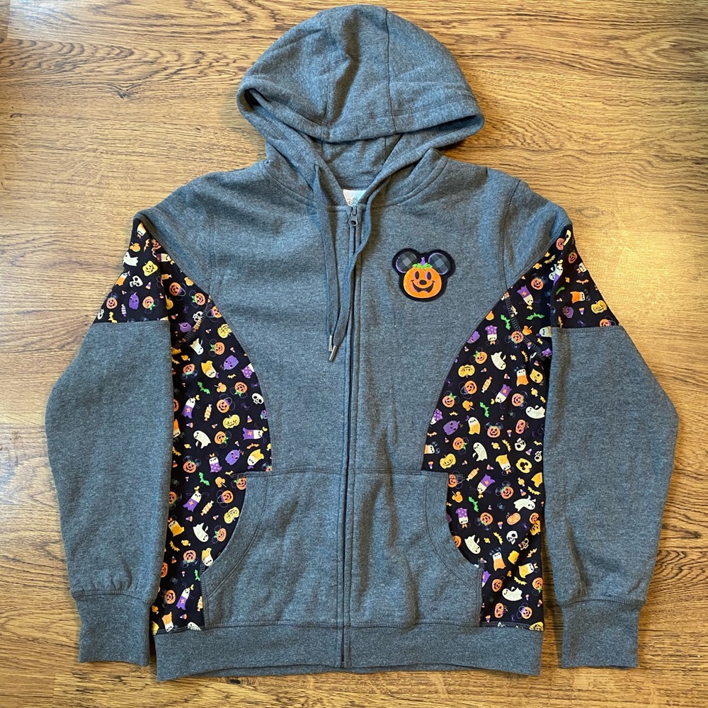 Disney Halloween Zip Up Sweatshirt